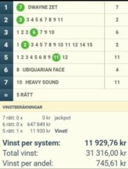 Nära Nära Igår!! Storsatsar på Dagens Extra V75!