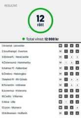 Andelar - Europatipset (17/3):  Mot Nästa Storvinst på Europatipset