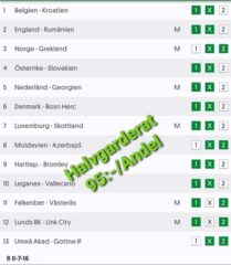 Andelar - Europaripset med Jackpot (6/6): Mot Nya Stora Slantar!!