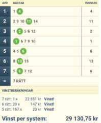 full Pott på Två System Under V75: Nu Jagar jag nya slantar på GS75