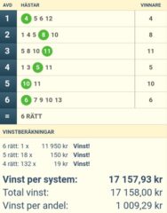 V64-Andelar: Blir det Full Pott idag Igen?