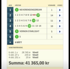 V64-Andelar (26/6): Mot Nästa Storvinst på V64!