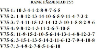 V75 Färjestad 25/3