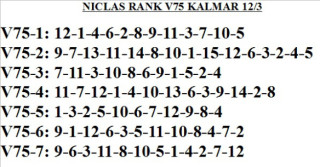 V75 Kalmar 12/3